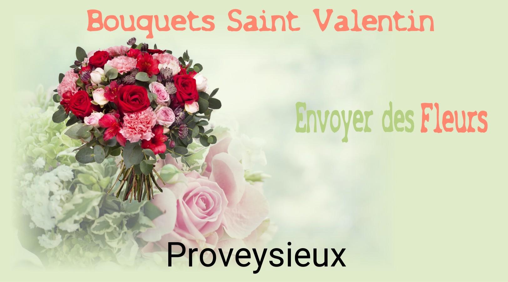 Roses de Saint-Valentin livrées à Proveysieux